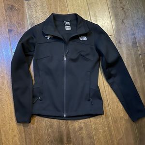 Black north face jacket.